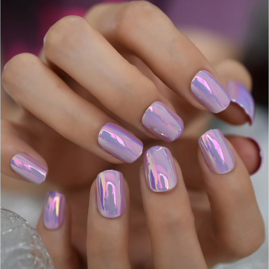 46 Cute Acrylic Nail Designs You'll Want to Try Today | Lavender nails, Lilac  nails, Cute acrylic nail designs